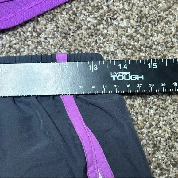 Under Armour Women's Purple and Gray Athletic Shorts Set - Picture 10 of 15
